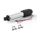 4 Inch 4.5lbs Mini Stroke 12V 4.5lbs Electric Linear Actuator 1.2"/sec Linear Motion Actuator with Brackets for Cabinets, Robotics, Home Automation, Window Opener(20N, 100mm)