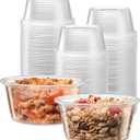 3.25 oz - 200 Cups Clear Disposable Plastic Portion Cups No Lids, Small Containers For Portion Controll, Jello Shots, Meal Prep, Sauce Cups, Slime, Condiments, Medicine, Dressings,