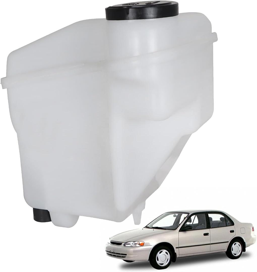 White Windshield Washer Fluid Reservoir 1.8L Replacement for 1998 1999 2000 2001 2002 Prizm Corolla 8531502030 85315-02030