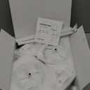 KDG Wireless Wall Sconces Set of 2, Small Cordless 5200mAh Rechargeable Battery LED Wall Lamps, Stepless Dimming Lightings for Wall Painting, Living Room, Bedroom, Hallway, Gifts, Night Light (White) ((Small) L4.5  H13  D6.5 inch)