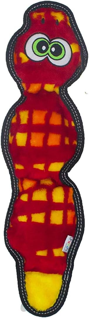 2 x Outward Hound Tough Seamz Snake Plush Dog Toy, Large
