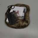 REECHO Hair Topper, Short Wiglet Hair Topper for Women with Thinning Large Coverage Synthetic Top Crown Hairpiece for Women - Honey Pecan