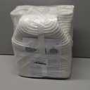 UBBCARE Storage Cubes 4 Pack, 11x 11x 7.8 Cube Storage Bin with Handles, Cotton Rope Baskets for Organizing, Woven Baskets for Shelf, Baby Nursery, Toy Storage, Closet, Classroom, White