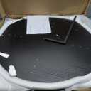 Amazon.com: FAMIDGE Round Coffee Table, Modern Design Living Room Tables for Indoor & Outdoor, Black Coffee Table for Family & Office Use, Outdoor Coffee Table Round, Large Black (31.5" D x 17.7" H) : Home & Kitchen