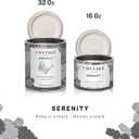 Serenity Silk All-in-One Mineral Chalk Paint for Furniture, Home Decor, Cabinets and DIY Crafts - Built-in Topcoat - (32oz, Cottage White) (32 Fl Oz (Pack of 1))