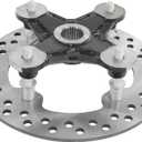 Front/Rear Wheel Hub & Studs & Brake Rotor Compatible with Can Am Outlander Renegade 450 500 570 650 800 850 1000 2012-2021