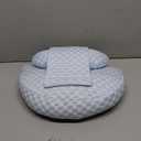 Pregnancy Pillow for Sleeping, Maternity Pillow for Pregnant Women, Cooling Pregnancy Pillow, Pregnancy Wedge Support for Back, Belly, Portable and Adjustable Body Pillow for Side Sleeper, Blue