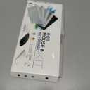 UltraSlim Lightweight Bluetooth Keyboard and Mouse Portable Mini Wireless Keyboard Rechargeable 7Color Backlit for Apple iPad iPhone,Tablet iPhone Smartphone iOS Android Windows,Black