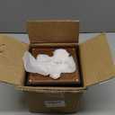 Crafted Classical Retro Wooden Antique Book Tissue Box Cover Square Tissue Holder Dispenser Paper Cover Case Napkin Holder Home Decor for Bathroom Living Room Office car Kitchen (Brown)