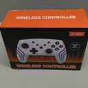 MYSTILUCK Wireless Pro Controller for Switch/Switch 2/Lite/OLED/PC, Gamepad with 7 Color-Changing RGB Lighting/Dual Vibration/6-Axis Gyroscope/Turbo, Ergonomically Designed Precise Joystick