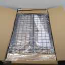 FLEXIMOUNTS 2 Pack 2x4ft Corner Wall Shelving Garage Storage Rack, 24x48 inch Floating Shelves, 660lbs Total Weight Capacity, Black