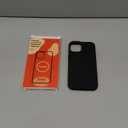 Vooii Compatible with iPhone 14 Case,[Silky Touch Premium Liquid Silicone] [Soft Anti-Scratch Microfiber Lining], Ultra Slim Shockproof Protective Case for iPhone 14 - Black