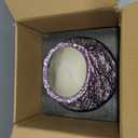 Sunddo Purple Ceramic Vase, Large Round