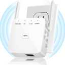 WiFi Extender, 2024 Fastest WiFi Booster WiFi Extenders Signal Booster for Home, Internet Booster WiFi Repeater Covers Up to 10,000 Sq.ft and 50+ DevicesWhite