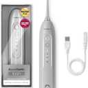 AquaSonic Icon Water Flosser for Teeth Cordless Rechargeable Oral Irrigator Waterproof, Portable Dental Cleaning with Jet Tip Braces Home Travel - Stone