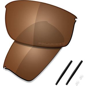 SAUCER Premium Replacement Lenses & Rubber Kits for Oakley Wire Tap OO4071 Sunglasses (Amber Brown Polarized)