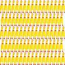 Libima 150 Pcs 6.3 Inch Screaming Rubber Chicken Toy Bulk, Mini Squeeze Rubber Chicken Small Squeak Toys, Prank Novelty Noise Toy for Pet Chew Party Gifts Reduce Separation Anxiety(Yellow)