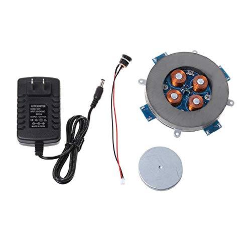 Magnetic Levitation Module DIY Core Kit with LED Lamp Max Load-Bearing 500g Platform for Magnetic Levitation Machine