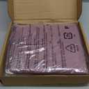 Amazon Basics Lightweight Microfiber 4-Piece Bed Sheet Set, Rose, Solid, Full