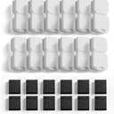 GIOTOHUN Cat Water Fountain Filter: 24 Cat Fountain Filter Replacement - 24 Pet Fountain Filter - 12 Carbon Filters & 12 Foam Filters - Suitable for GIOTOHUN Stainless Steel Cat Fountain S11