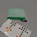 Svance Magnetic Drawing Board for Kids, Toddler Magnet Doodle Board with Beads and 2 Pens, Magnetic Dot Art Toys, Airplane Car Travel Activities (Blue Cat)