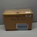 MALACASA Casserole Dishes for Oven, Ceramic Baking Dishes Set of 2, Rectangular Lasagna Pan Deep Baking Pans, Bakeware Sets with Handles Gift Set, White (11.7''/9.4''), Series BAKE