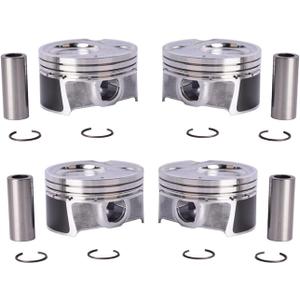 4 Set Engine Piston & Rings Kit 23041-2E210 230412E210 Fits for 2014-2018 Kia Soul Forte Forte5 Forte Koup 2.0L G4NC Aftermarket Parts