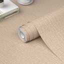 WADILE Grasscloth Peel and Stick Wallpaper 23.6 x 472 in Khaki