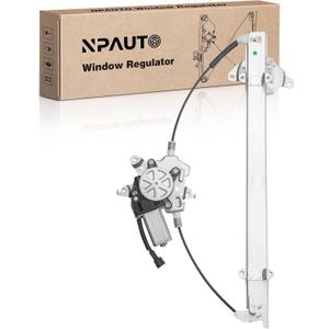 Front Left Driver Side Power Window Regulator with Motor Replacement for Nissan Frontier Xterra 2005 2006 2007 2008 2009 2010 2011 2012 2013 2014 2015 2016 2017 2018 2019 2020 2021, 2-Pin, 741-348