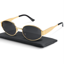 livho Oval Trendy Polarized Sunglasses Women Men, Retro Sun Glasses for Women Men 2024, Vintage Classic UV Protection Shades