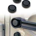 AZUTO Keyhole Covers for Jeep Wrangler JK 2007-2017 Door Key Hole Door Security Accessories