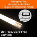 24V 2835 LED Strip Lights 3000K, 500+LM/FT, 32.8FT, UL Listed, CRI95, High Density 160LEDs/m Tape Light, Cuttable, Dimmable, VHB Equipped, for Pros, Displays, Highlightings (NO Power Supply)