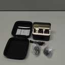 Mini Wireless Lavalier Microphone for iPhone iPad Android with Lightning/USB-C Plug, 80H Work Time Noise Reduction Lapel Mic for Recording, Clip Omni Lav Mic for Video Recording, Tiktok, Youtube, Vlog (Black J12 2IN1)