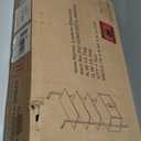 Gadroad 5 Tier Tall Bookshelf with Cabinet, 73" Modern Bookcase, Wall Mounted Ladder Bookshelf with Stable Metal Frame, Open Display Rack, Storage Shelves for Bedroom, Home Office, Black