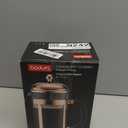Bodum 34oz Chambord French Press Coffee Maker, High-Heat Borosilicate Glass, Stainless Steel, Copper Made in Portugal