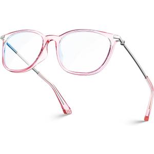 VISOONE Anti Slip TR90 Blue Light Blocking Glasses Size M Eyewear Frame with Anti Glare Eye Protection for Women GaeL