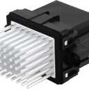 HVAC Blower Motor Resistor No.DG9H19E624AA Heater Blower Resistor for Ford Edge 2016-2018 for Ford Fusion 2013-2018 for Lincoln Metal ABS Black