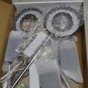 Plant Grow Light,yadoker LED Growing Light Full Spectrum for Indoor Plants,Height Adjustable, Automatic Timer, 5V Low Safe Voltage,Idea for Small Plant Light(3 Pack) (Black)