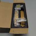 7" 2 pcs Hidden Hinges for Doors Invisible Hinges Concealed Zinc Alloy 180 Degree Swing 3 Way Adjustable Butt Silent Door Hinge 7 x 2.8 x 1 inch (Gold)