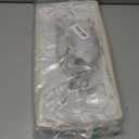 Rectangle Lamp Shades Set of 2, 16"L x 8"W x 10"H Large Beige Lampshades for Table Lamps Floor Lamps, Natural Linen Lamp Shade Replacement, Spider, Harp Holders Included, Easy Assembly Required