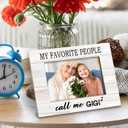 Grandma Gigi Gifts 8x10 Picture Frames, Grandmother Nana Mimi Gifts Wood Photo Frame, Grandma & Me, Grandkids & Grandson Picture Frame for Wall & Tabletop Display