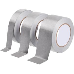 Amylove 3 Roll Double Conductive Fabric Tape Cloth Conductive Adhesive Tape Roll(1in x 100ft, 1.5in x 100ft, 2in x 100ft)