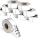 Compatible with Dymo Labels 30252 Address Labels 1-1/8 x 3-1/2 Work with Dymo 450, 450 Turbo, 4XL, 400, Label Printers (10 Rolls /3500 Labels)