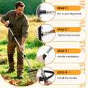 Metal Manure Fork with Adjustable Long Steel Handle Rake Rustproof Hay Fork