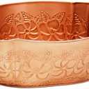 ACHLA Designs Oval Embossed Copper Plated Tub