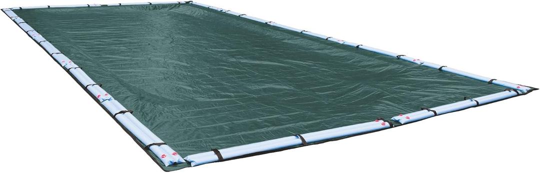 Pool Mate 391624R-PM Commercial-Grade Winter in-Ground Cover, 16 x 24-ft. Pool, Teal Green