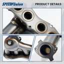 Front Catalytic Converter Compatible with 2007 2008 2009 Toyota Camry 2.4L L4 Catalytic Convertor Replacement 674480 (EPA Compliant)