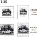 upsimples 16x20 Picture Frame, Display Pictures 11x14 with Mat or 16 x 20 Without, Wall Hanging Poster Frame, Gray, 1 Pack