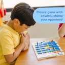 Melissa & Doug Flip to Win Travel Memory Game - Wooden Game Board, 7 Double-Sided Cards Road Trip Essentials for Kids, Hangman for Kids, Memory Toy for Toddlers and 5+