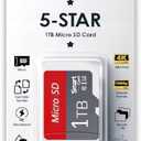 5-Star Compatible High Yield 1024 GB Class 10 Micro SD